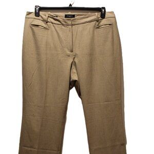 TALBOTS Heritage Dress Straight Leg Tan Pants - Sz 18